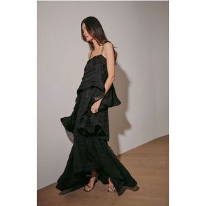 Elliatt Black Layered Wedding Dress